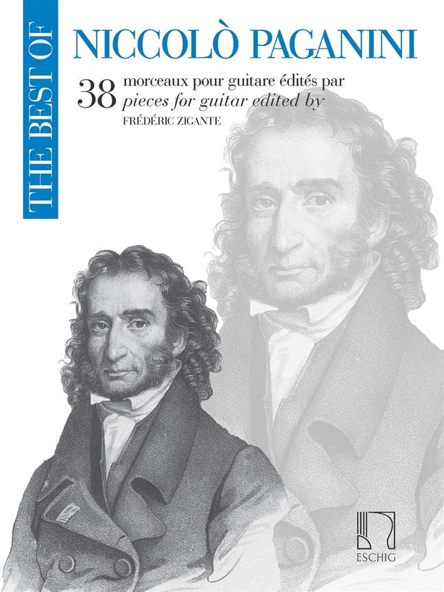 The Best of Niccolò Paganini - 38 morceaux pour guitare - 38 pieces for guitar - pro kytaru